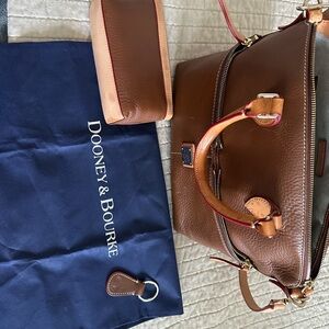 Dooney & Bourke Tan Leather Duffel Bag